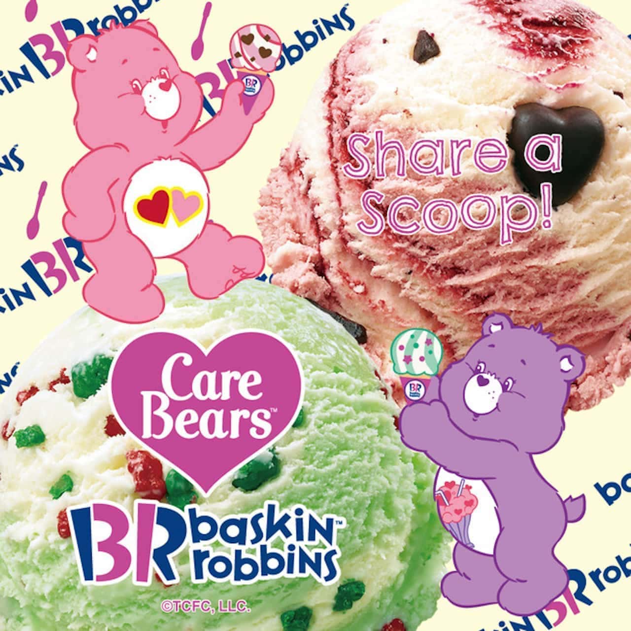 Care Bears and Thirty One Ice Cream are a dream collaboration at PLAZA / MINiPLA