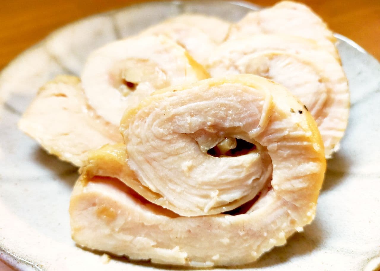 Moist chicken char siu in the microwave