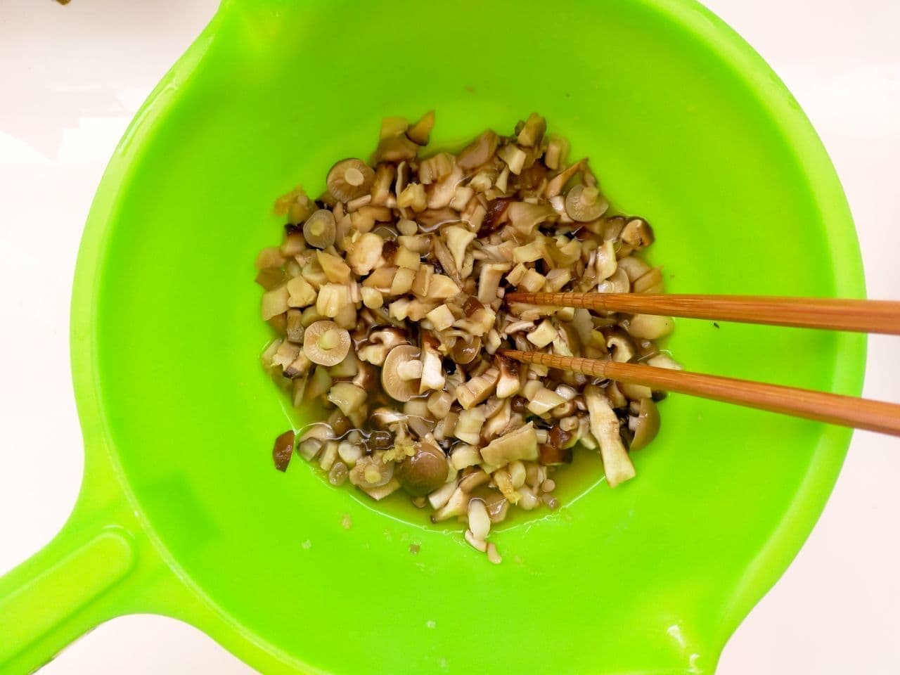 "Mushroom range Tsukudani" recipe