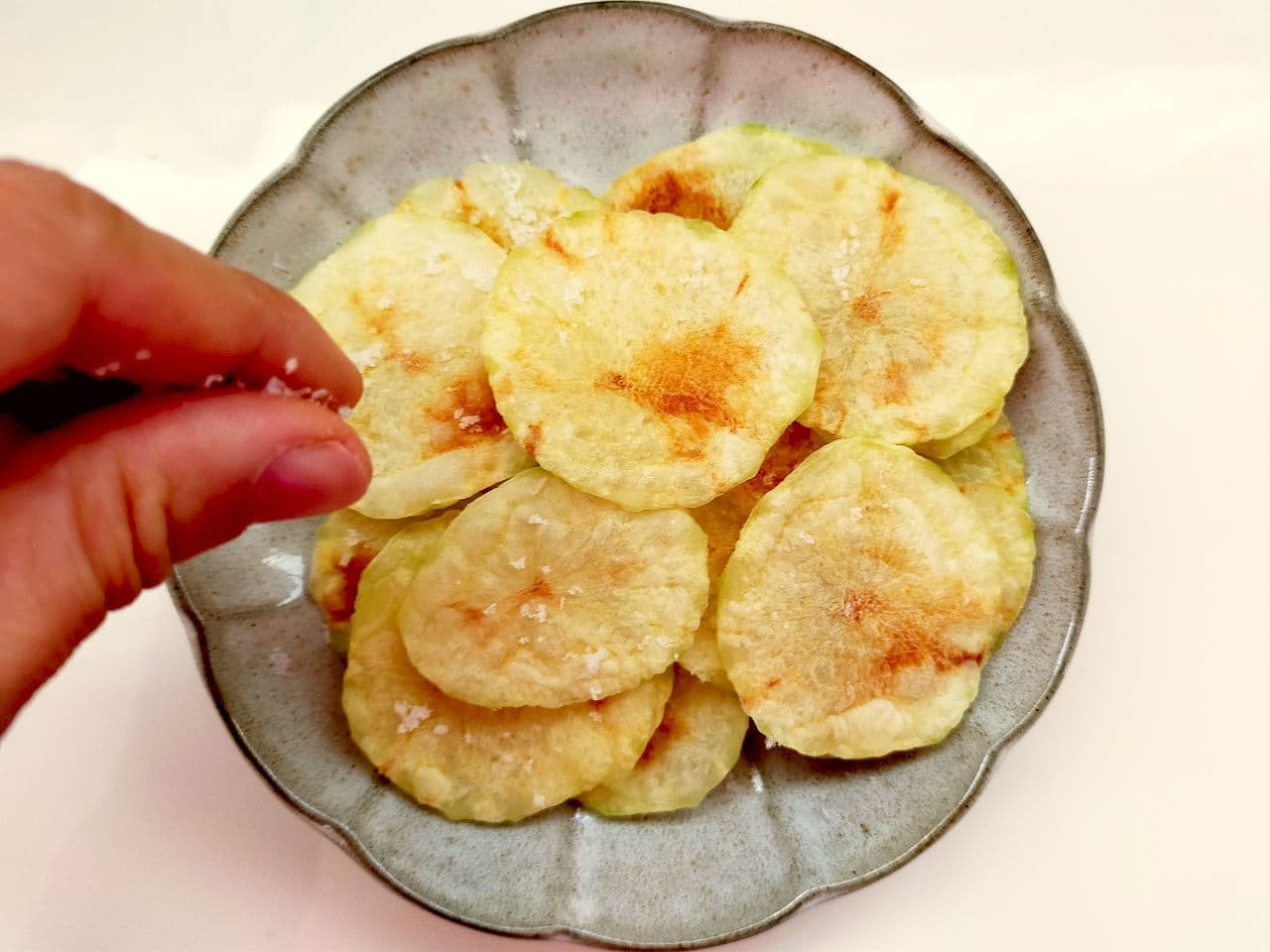 Microwave "No-Fry Potato Chips" Recipe