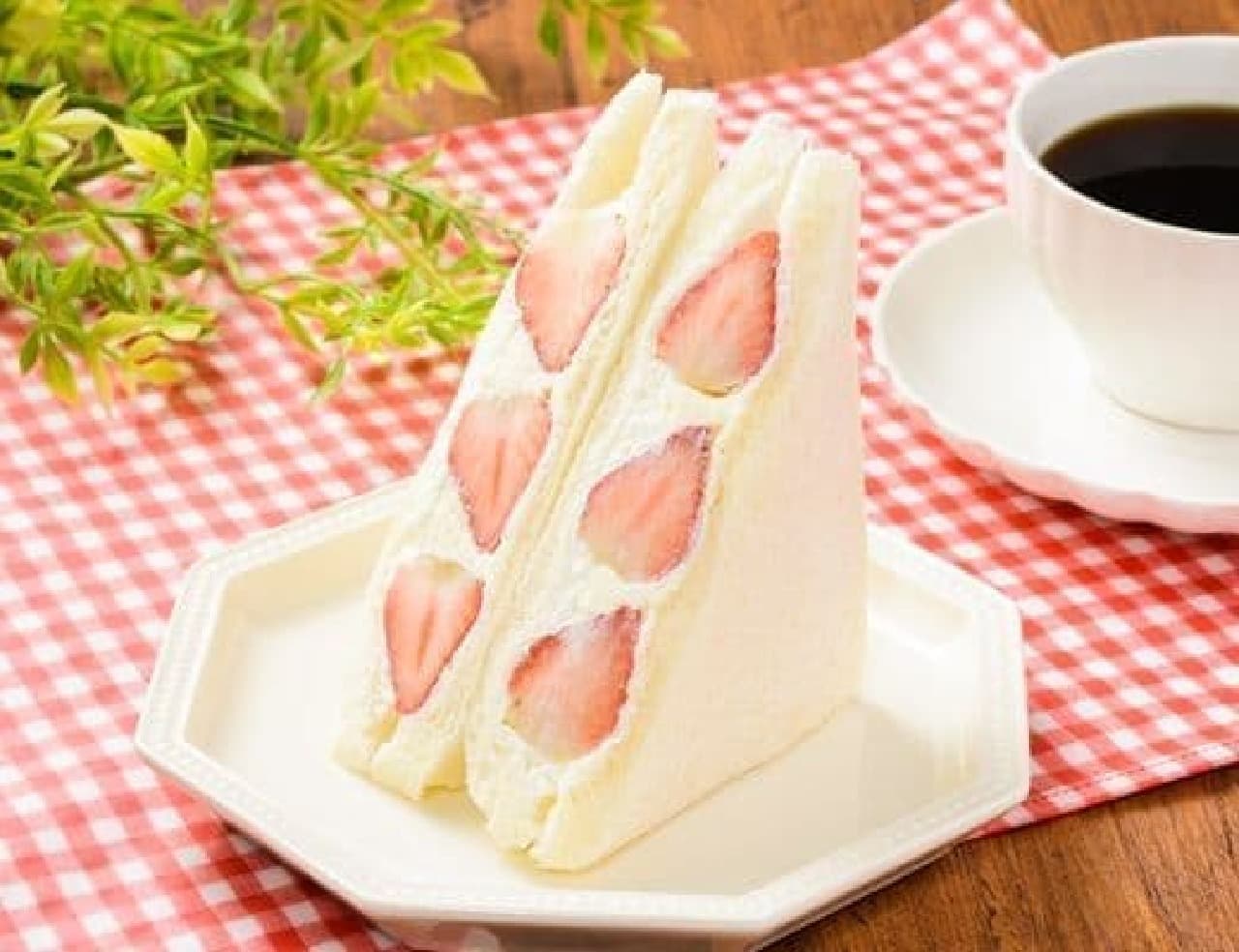 Lawson "Strawberry Mascarpone Sandwich"