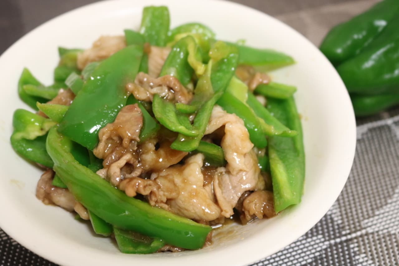 Simple recipe for "stir-fried peppers and pork in oyster"