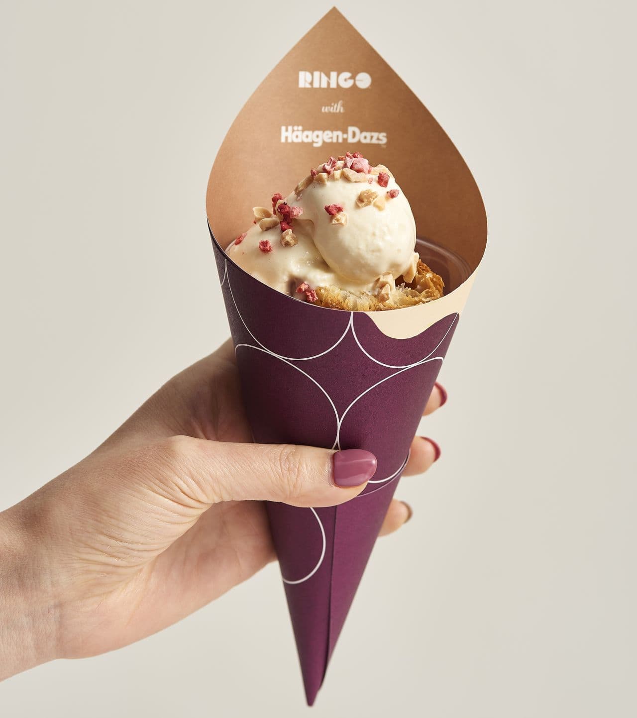RINGO with Haagen-Dazs (Custard Apple Pie Vanilla Ice Cream Sundae)