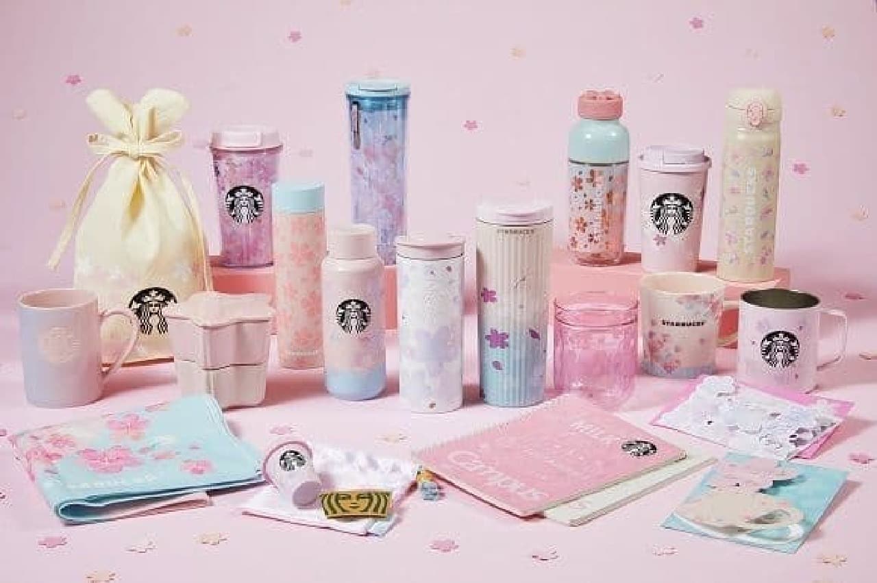 Starbucks SAKURA series goods