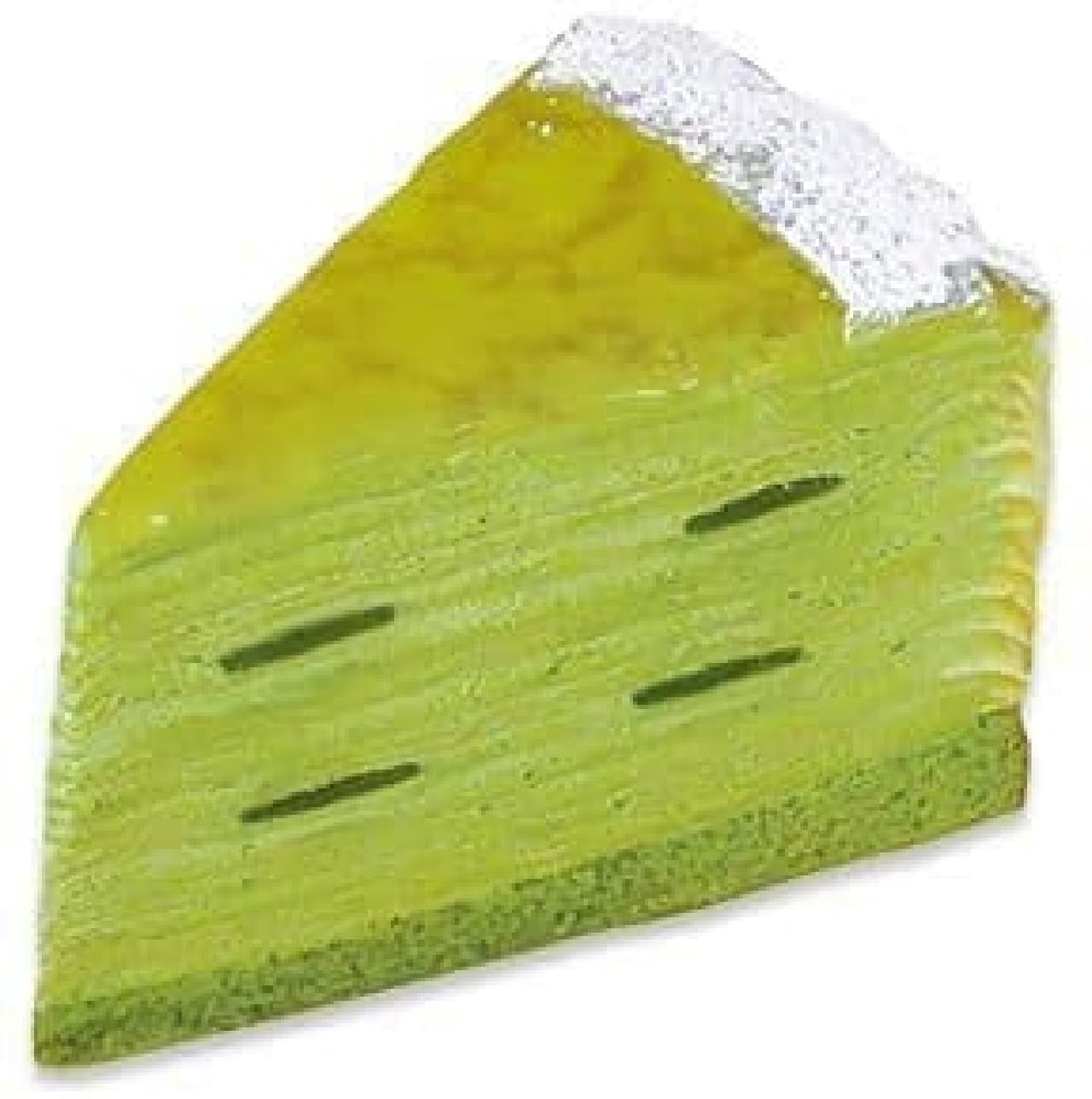 Fujiya pastry shop "Mille crêpes of matcha from Kagoshima prefecture"