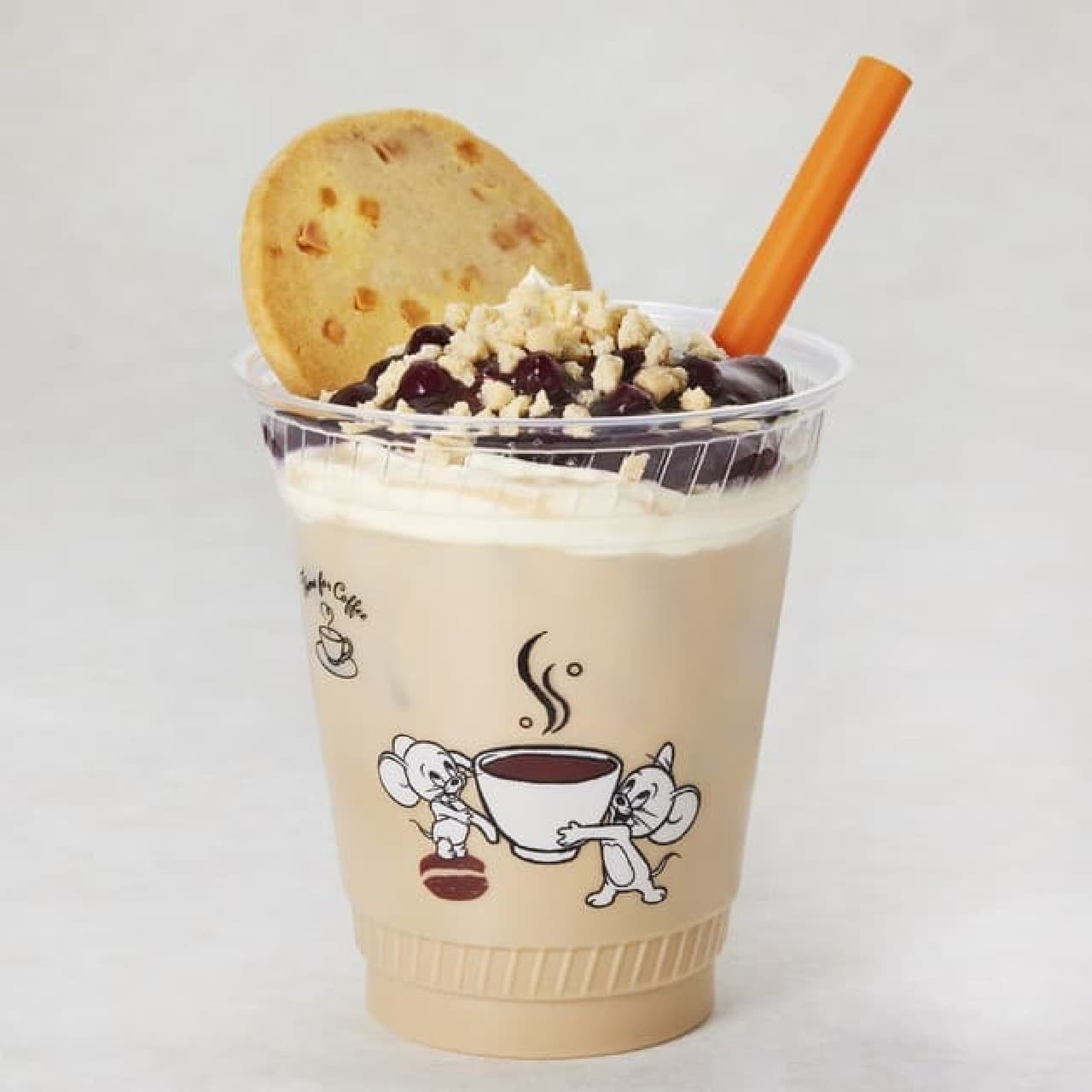 Tully's "Tom and Jerry Blueberry Cheesecake Latte"