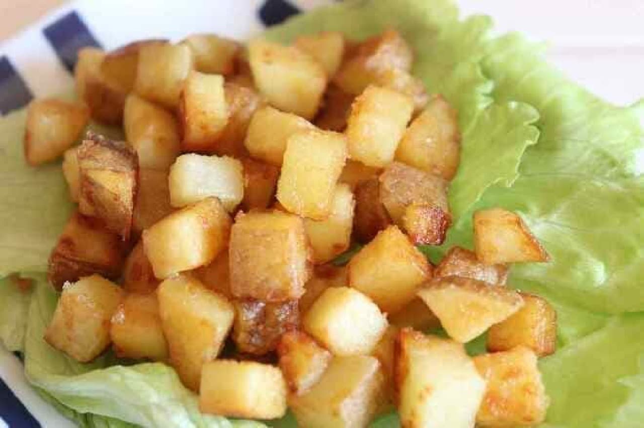 4 "potato recipes" such as "potato dice teriyaki"