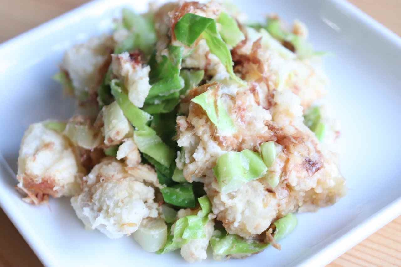 Recipe for "Japanese Potato Salad with Cabbage and Okaka