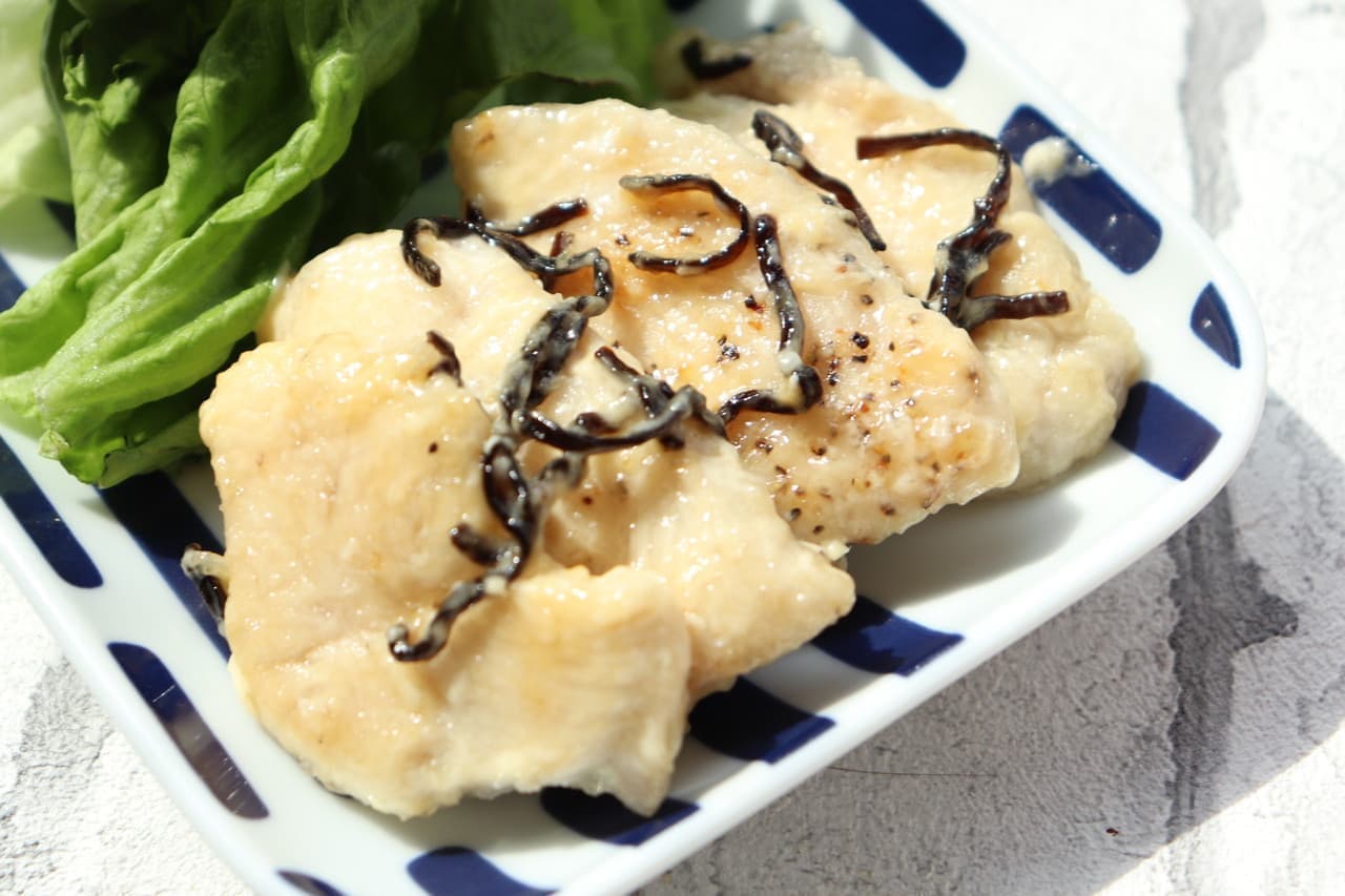 Recipe "Chicken breast with salted kelp mayonnaise"