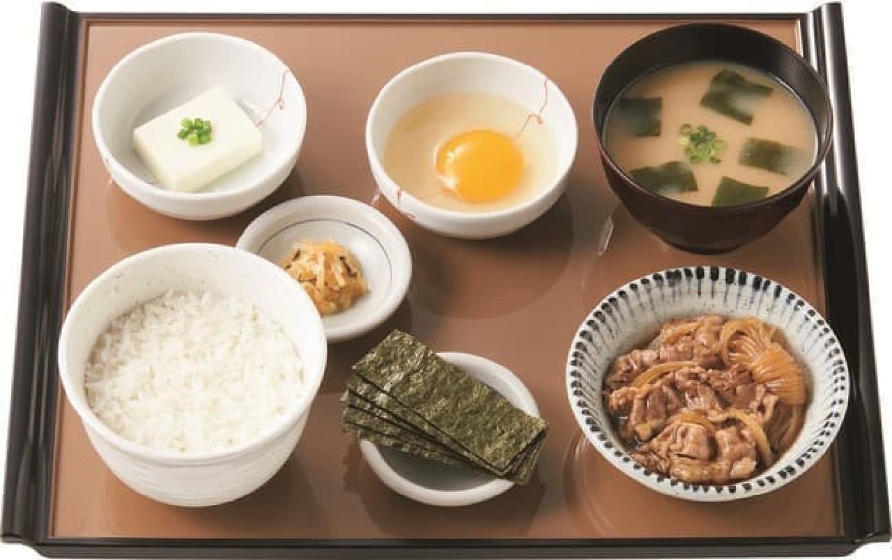 New breakfast menu such as Yayoiken "Shirasu grated breakfast" 370 yen
