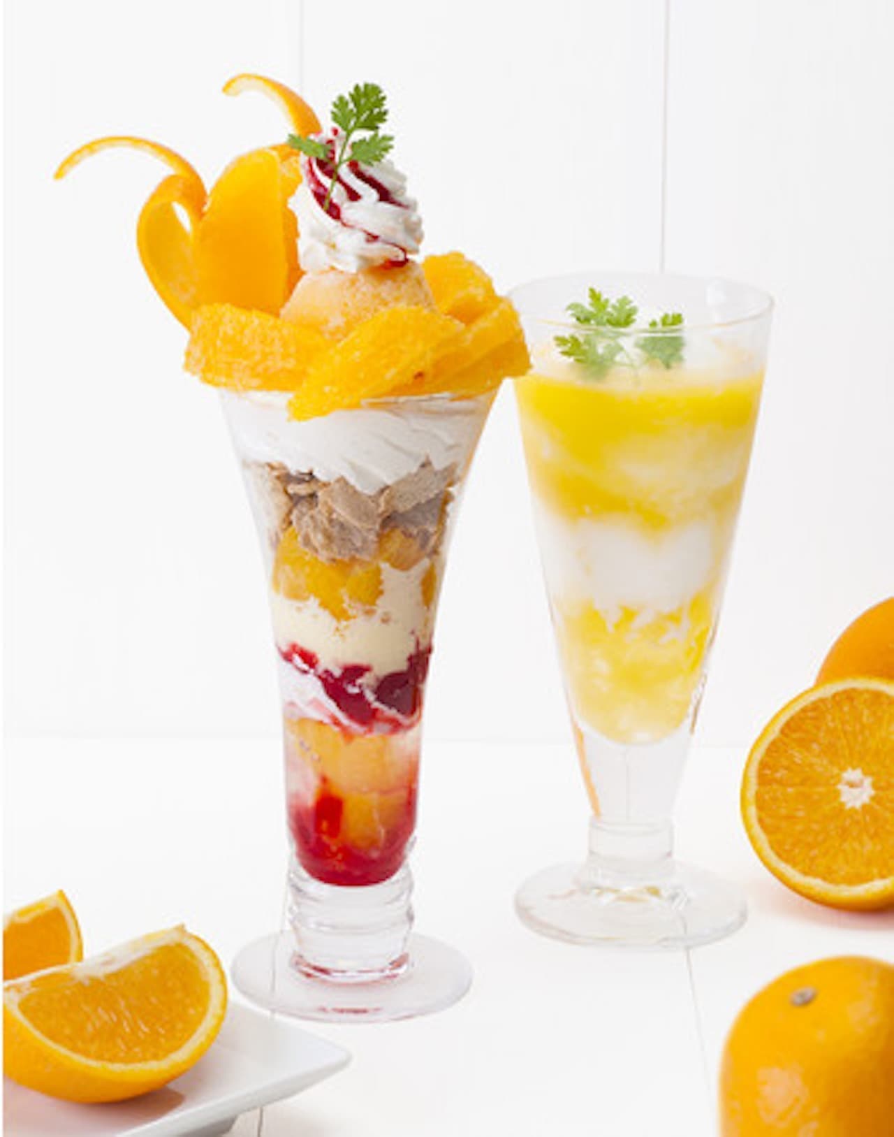 Ginza Cozy Corner "Kiyomi Orange Parfait from Ehime Prefecture" for a limited time