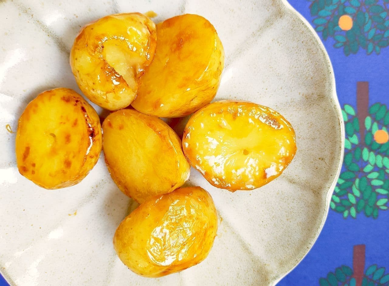"New potato mitarashi butter" recipe