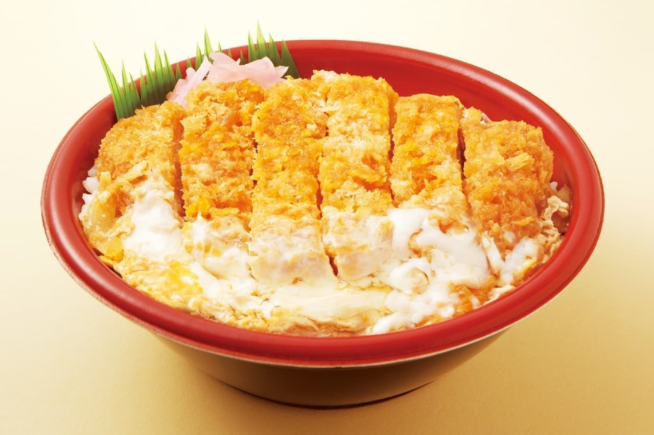 "Katsudon" with 20% more meat weight