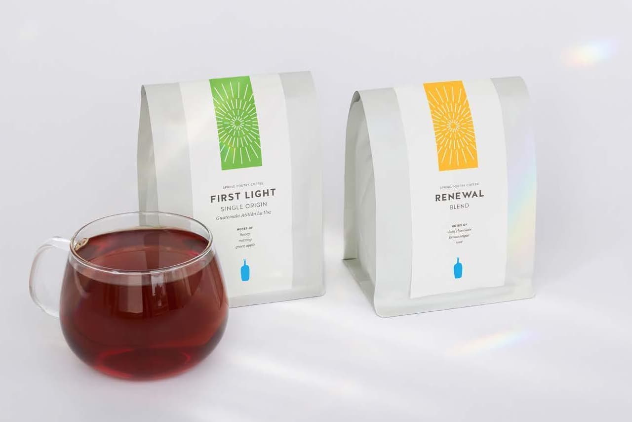 Collaboration between Blue Bottle Coffee and the American Poetry Society