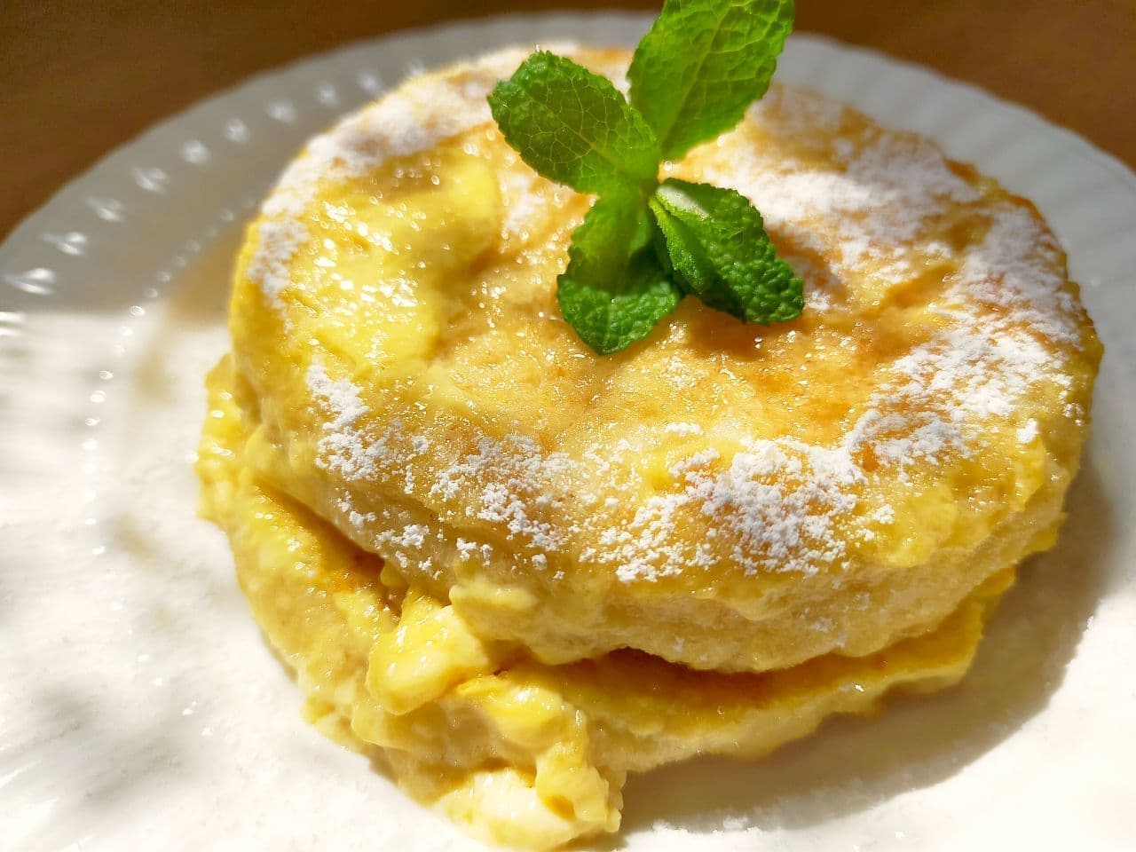 "French pancake" recipe with English muffins