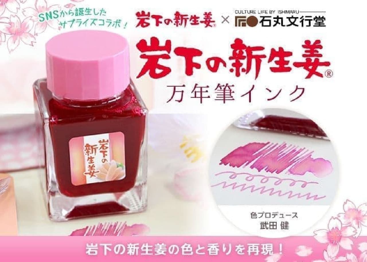 Iwashita Foods "Iwashita New Ginger Fountain Pen Ink"