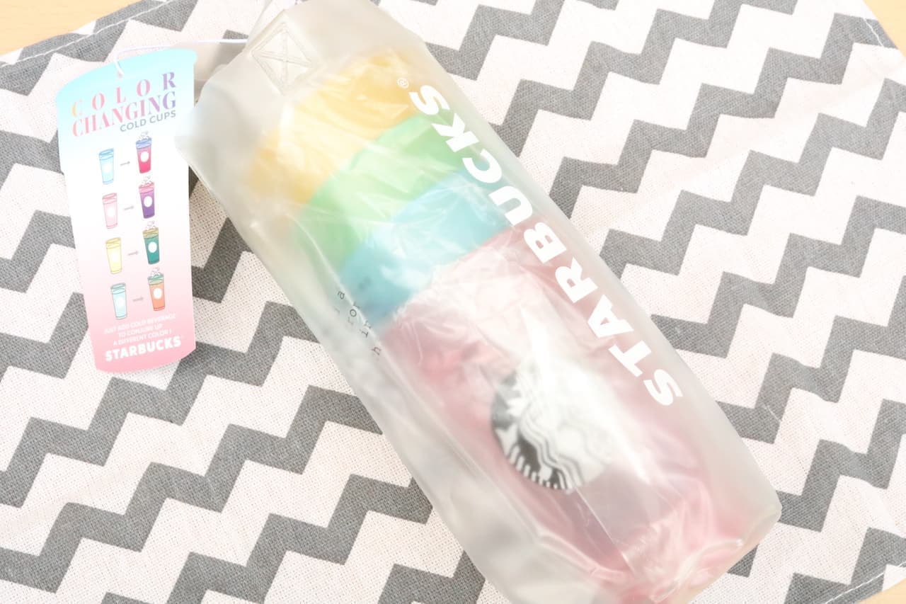 Starbucks Online Store Limited "Color Changing Cold Cup Set NO FILTER"