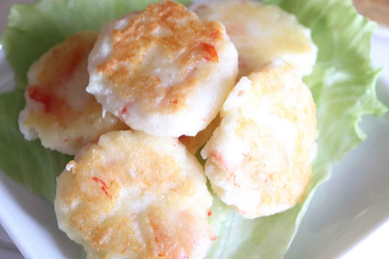 Cheese crab stick hanpen grilled