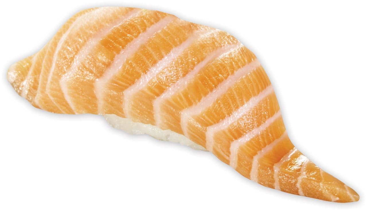 Kura Sushi "Oversized Cut Raw Salmon (Consistent)"