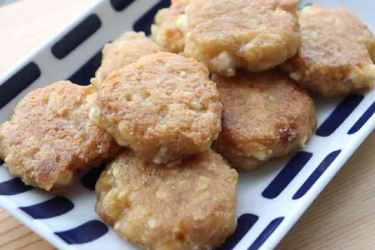 Tuna can recipe summary such as "tuna tofu nugget" that is addicted to fluffy texture