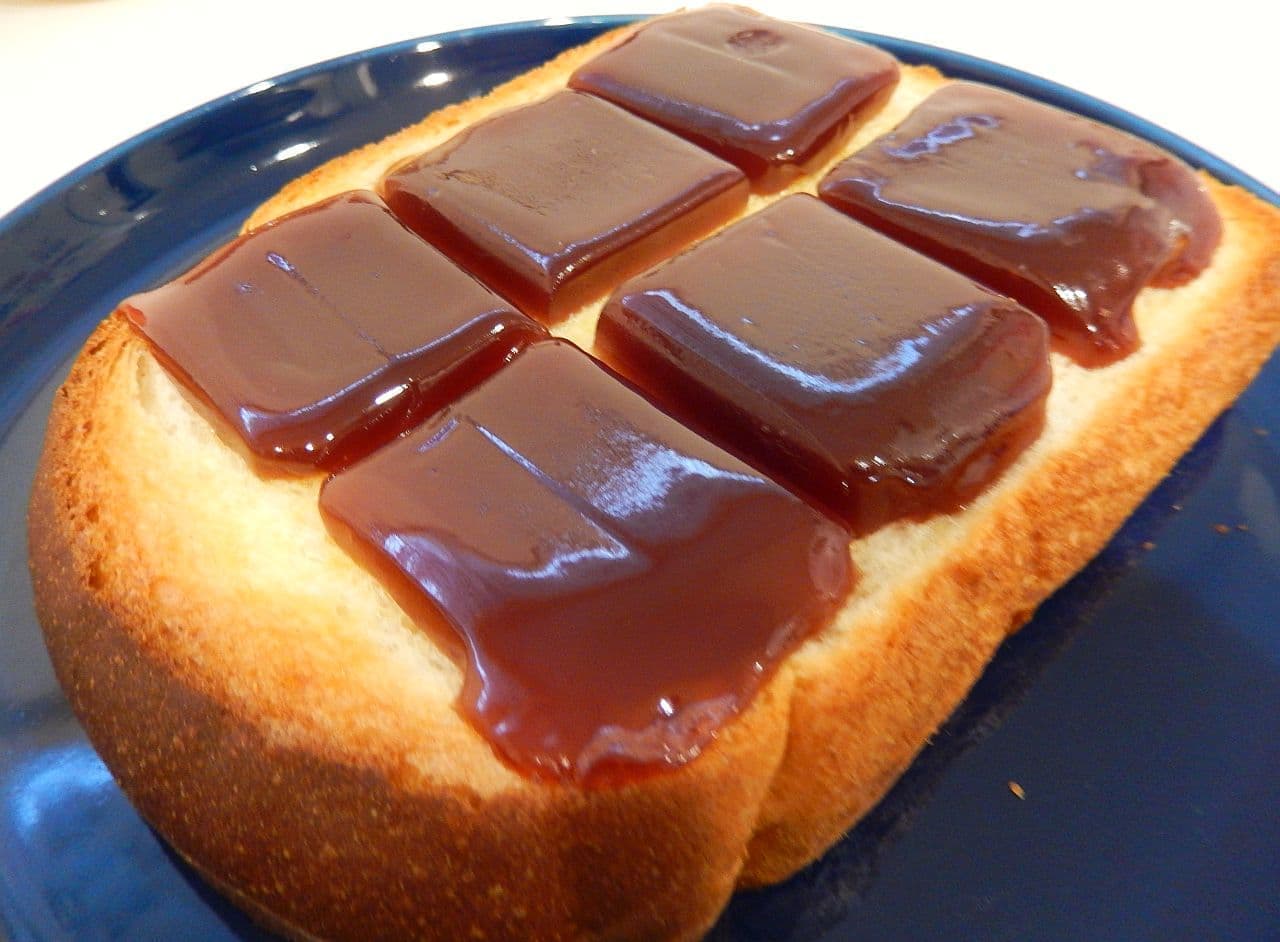 Recipe "Yokan butter toast"