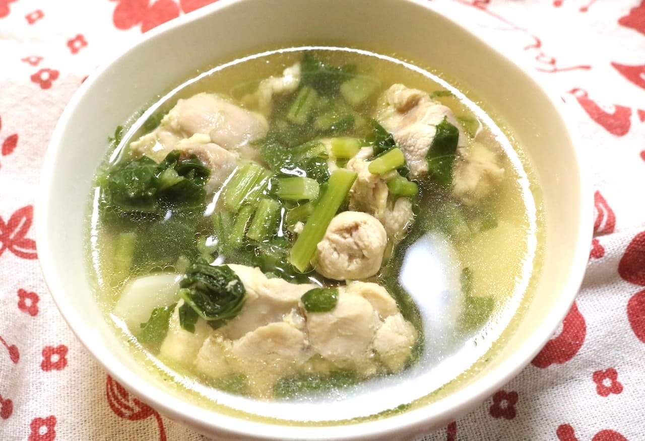 「鶏肉とカブのスープ」の簡単レシピ