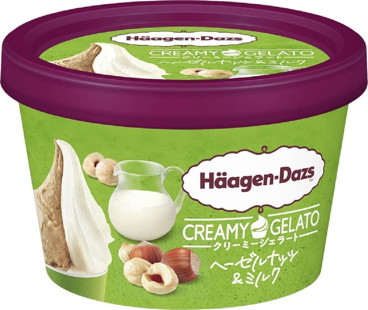 Haagen-Dazs Creamy Gelato "Hazelnuts & Milk"