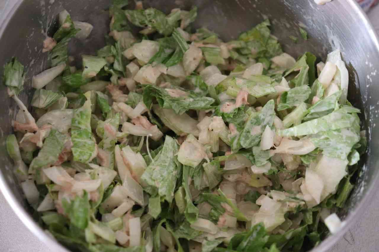 Celery tuna salad