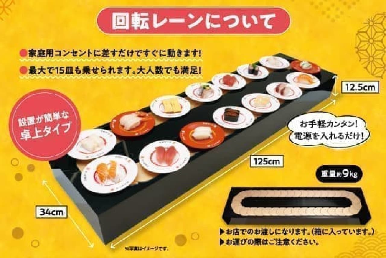 かっぱ寿司「レンタル回転レーン」