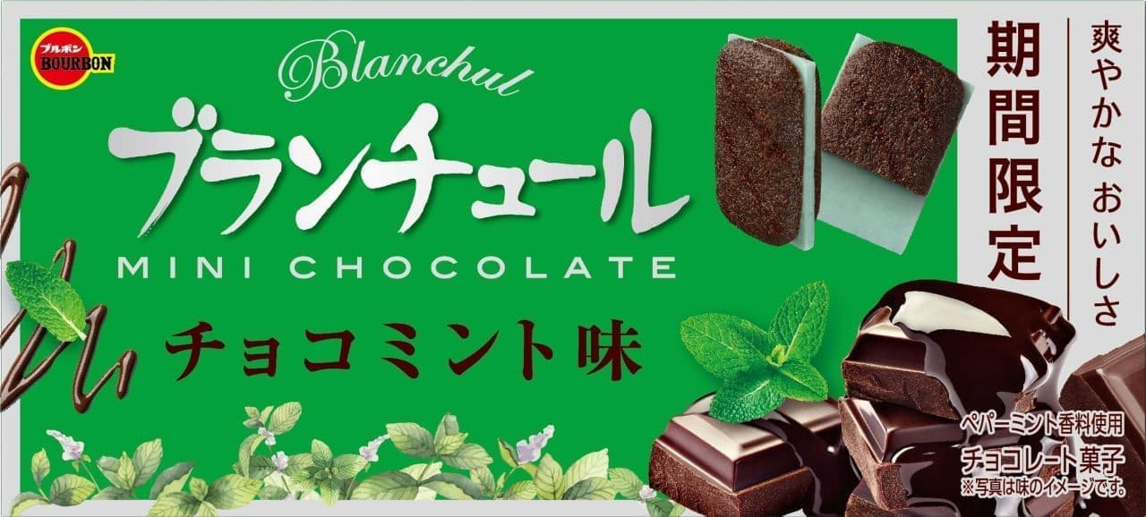 ブルボン「ブランチュールミニチョコレートチョコミント味」