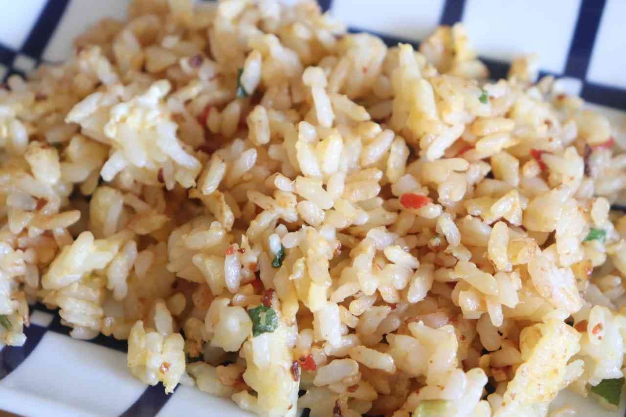 "Parapara fried rice" recipe with packed rice!