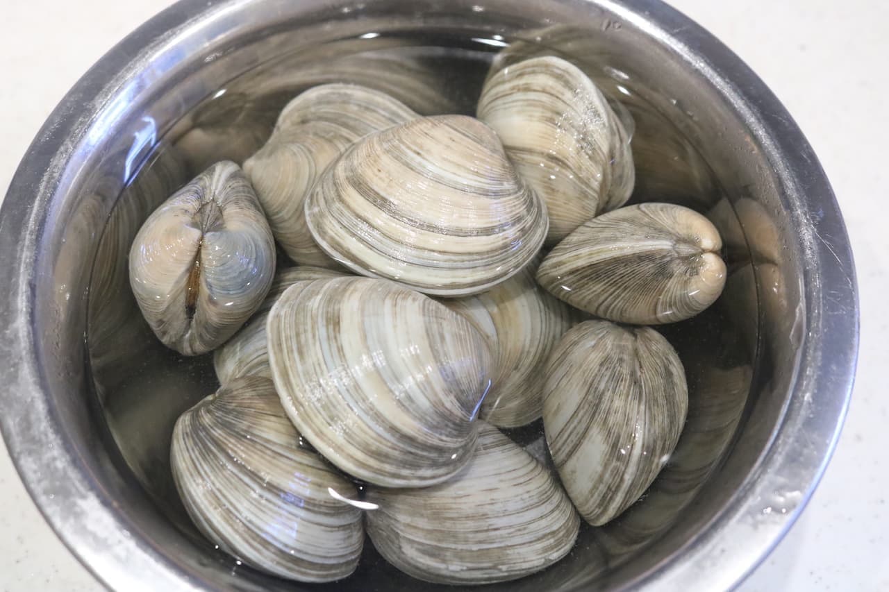 Recipe "Steamed hard clam"