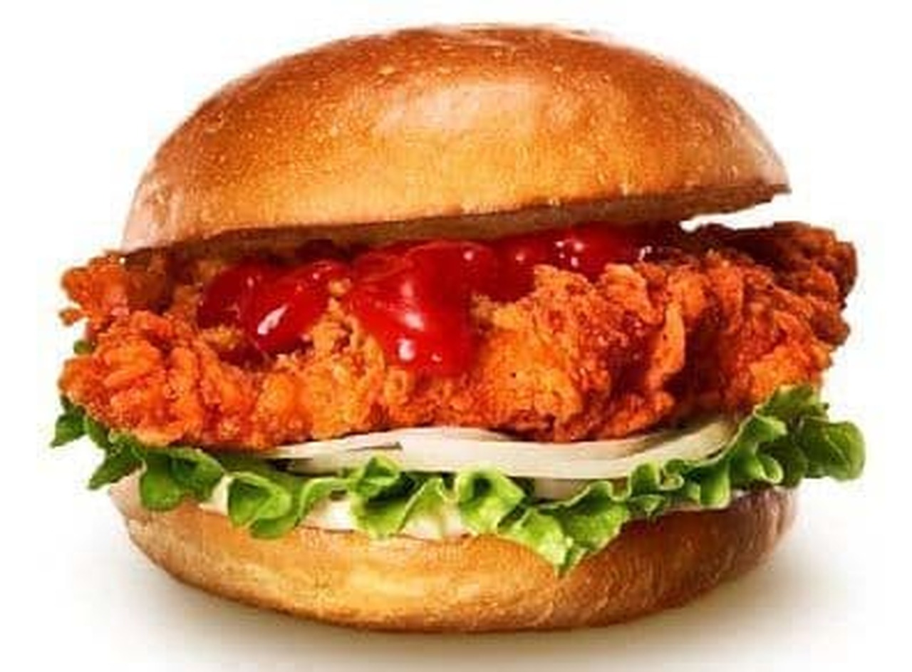 Lotteria "Spicy Hot Chicken Fillet Burger"