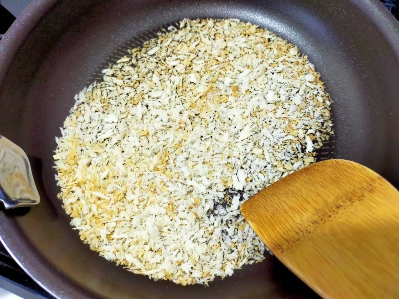 "Corn and sardines scoop croquette" recipe