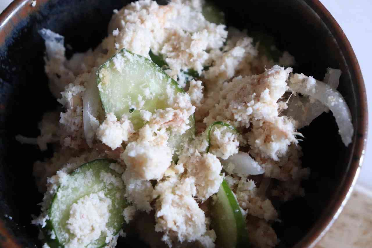 Single recipe "Okara Tuna Mayo Salad"