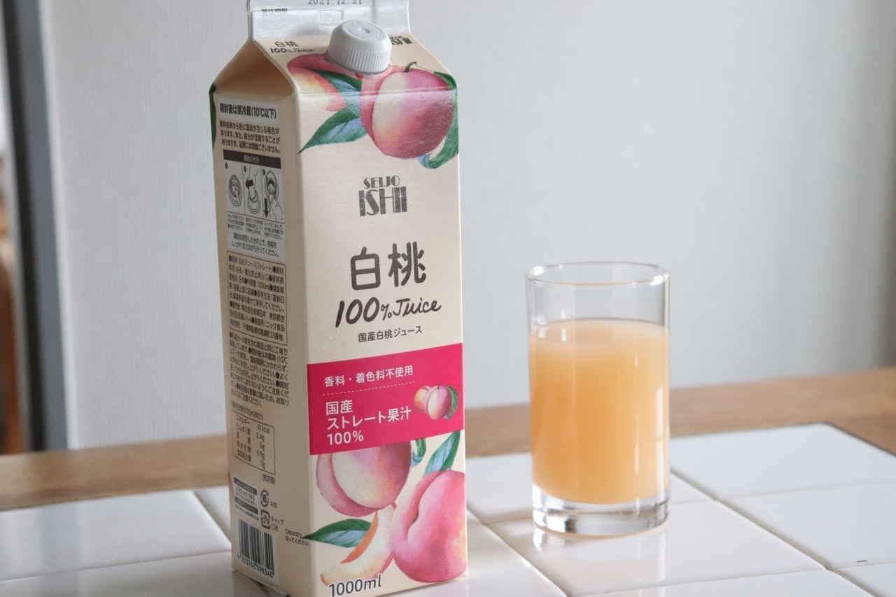 成城石井「国産白桃ジュース」