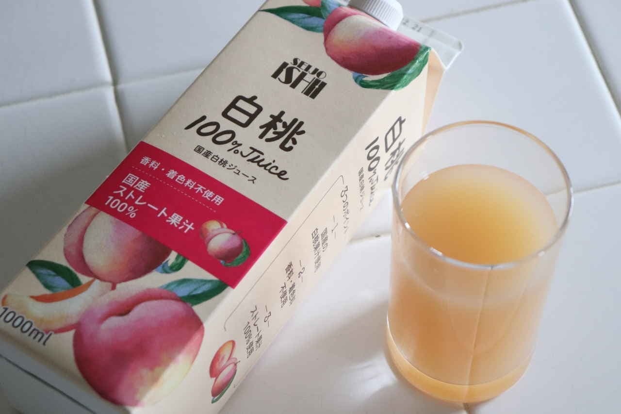 Seijo Ishii "Domestic White Peach Juice"