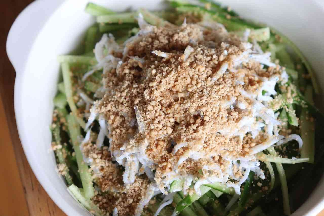 Simple recipe for "Shirasu Cucumber Salad