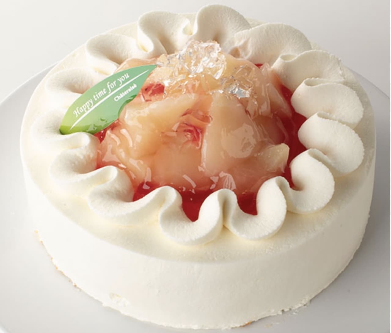  Chateraise "Decoration of white peach from Yamanashi Prefecture" 