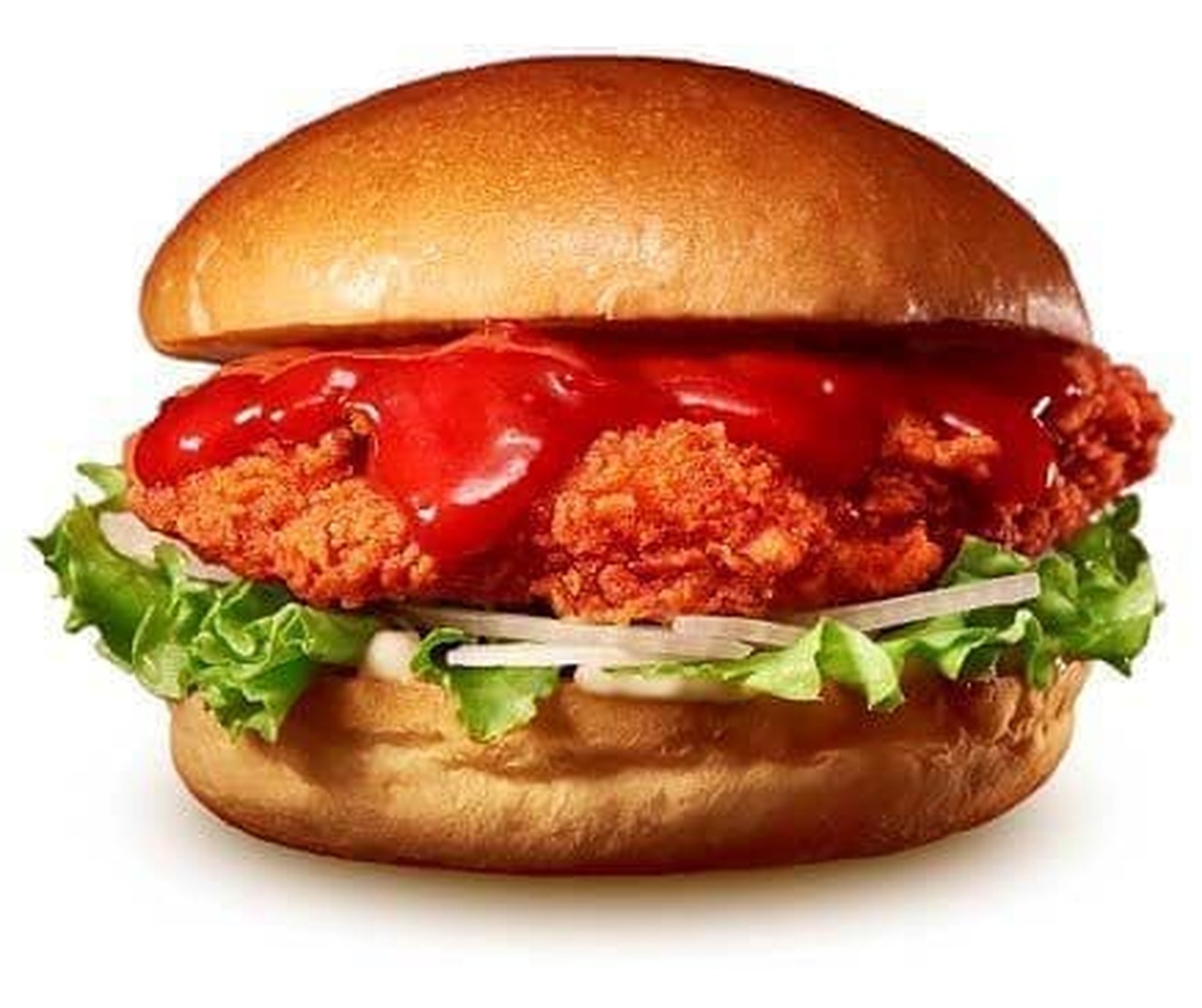 Lotteria "Crazy Hot Chicken Fillet Burger"