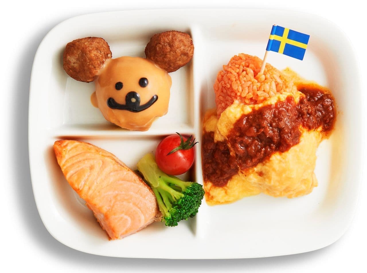 IKEA restaurant "Bjorn's omelet rice plate (with bonus)"