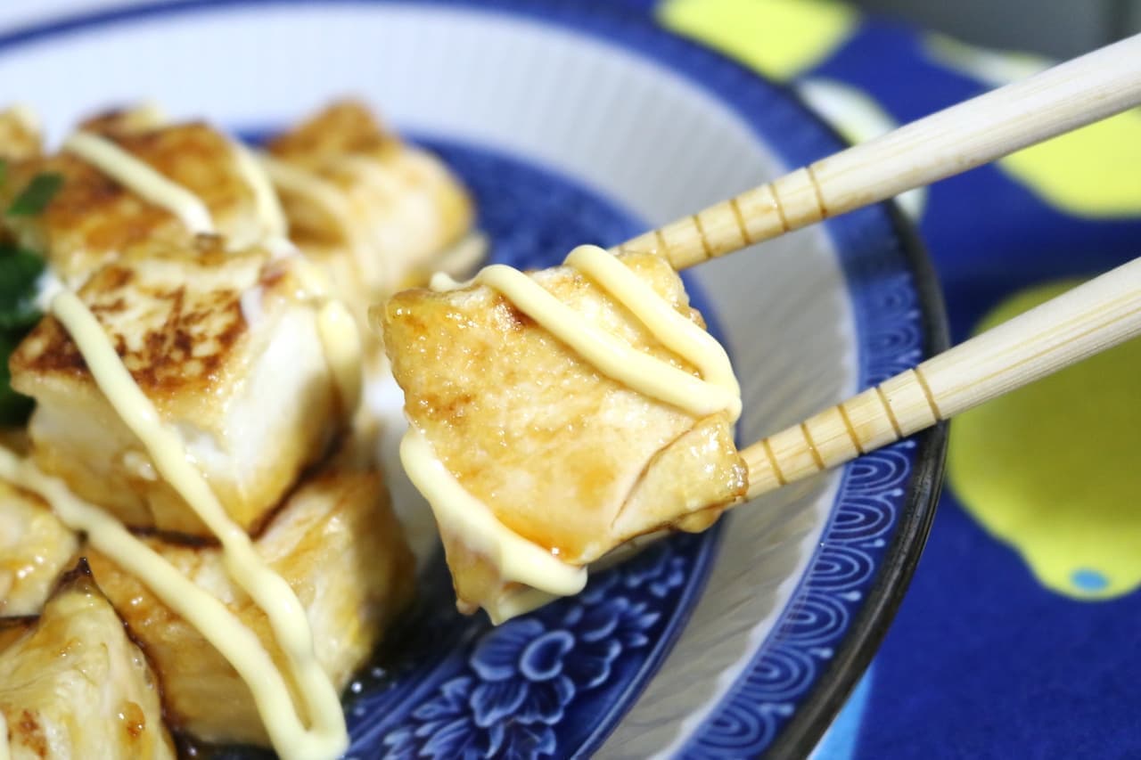 レシピ「照りマヨ豆腐」