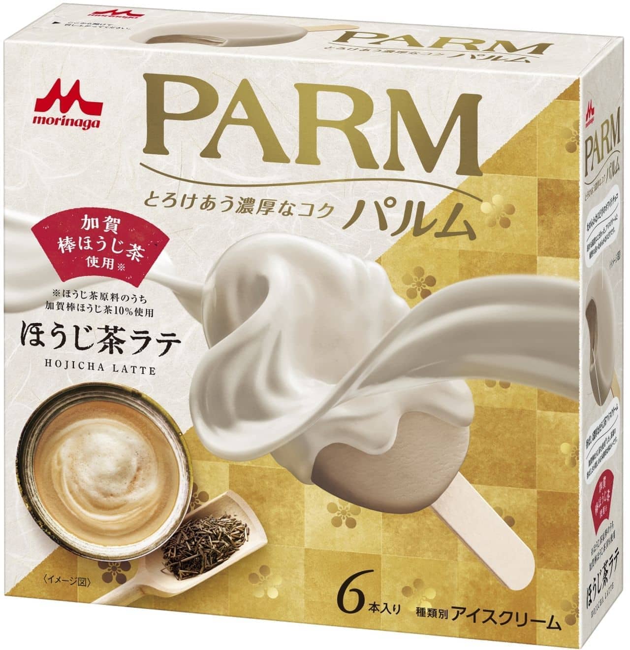 Morinaga Milk Industry "PARM Hojicha Latte (6 bottles)"