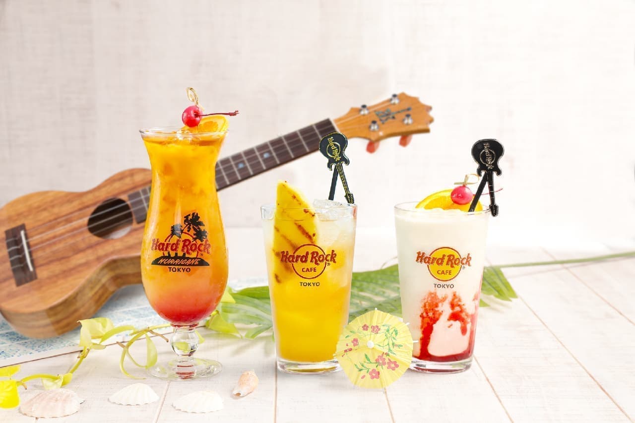 Hard Rock Cafe "Hurricane" "Pineapple Lemonade" "Lover Flow"