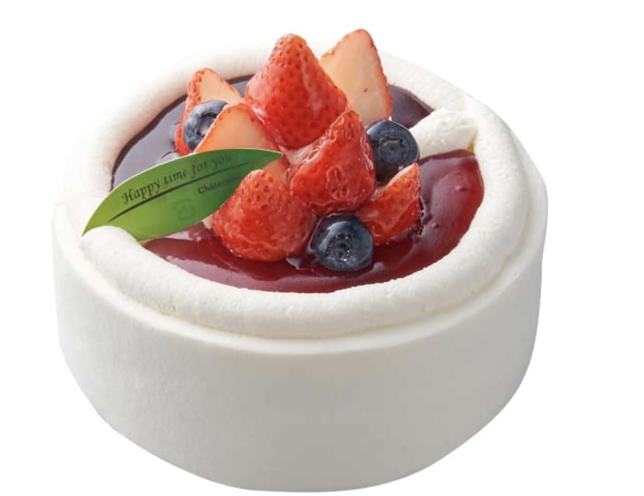 Chateraise "Strawberry and Blueberry Souffle Cheese Decoration"
