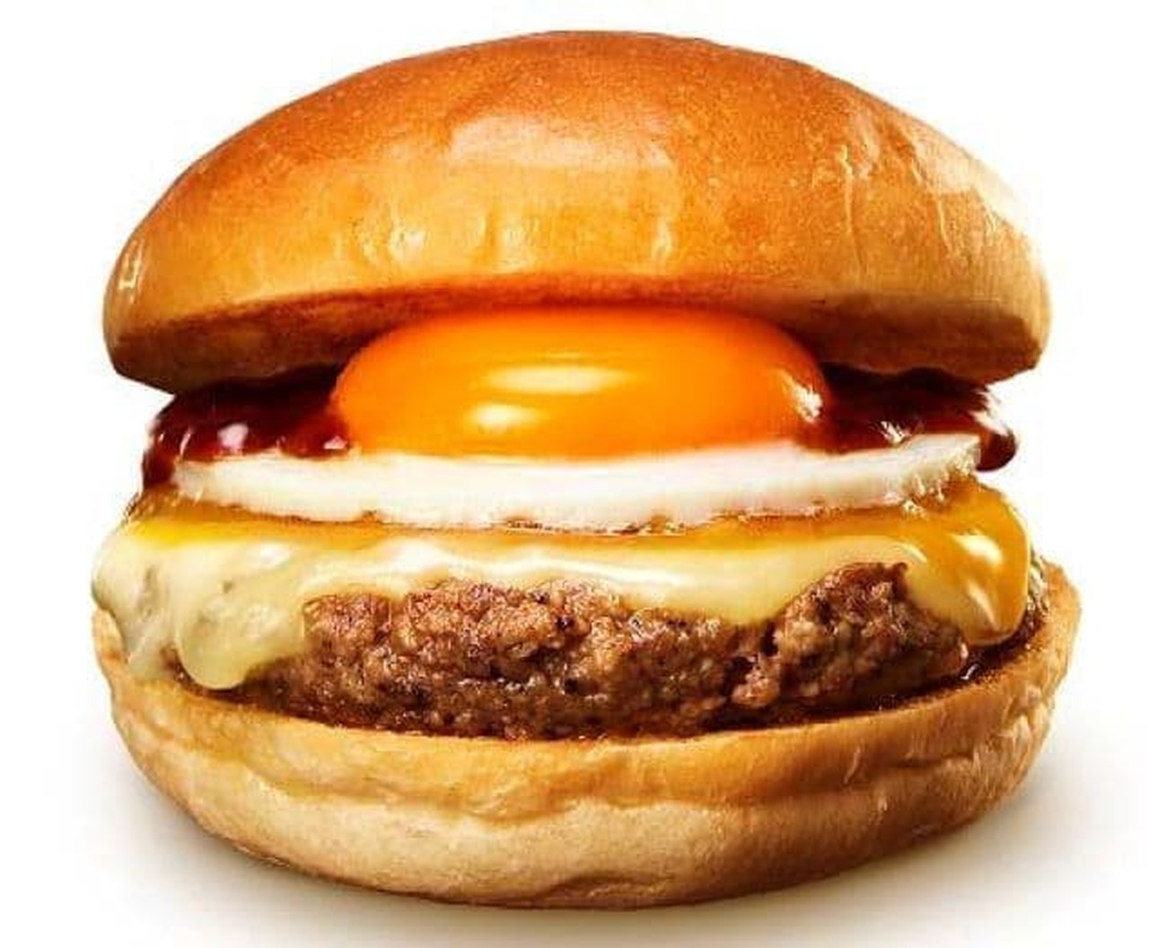 Lotteria "Japanese-style soft-boiled moon viewing exquisite cheeseburger"