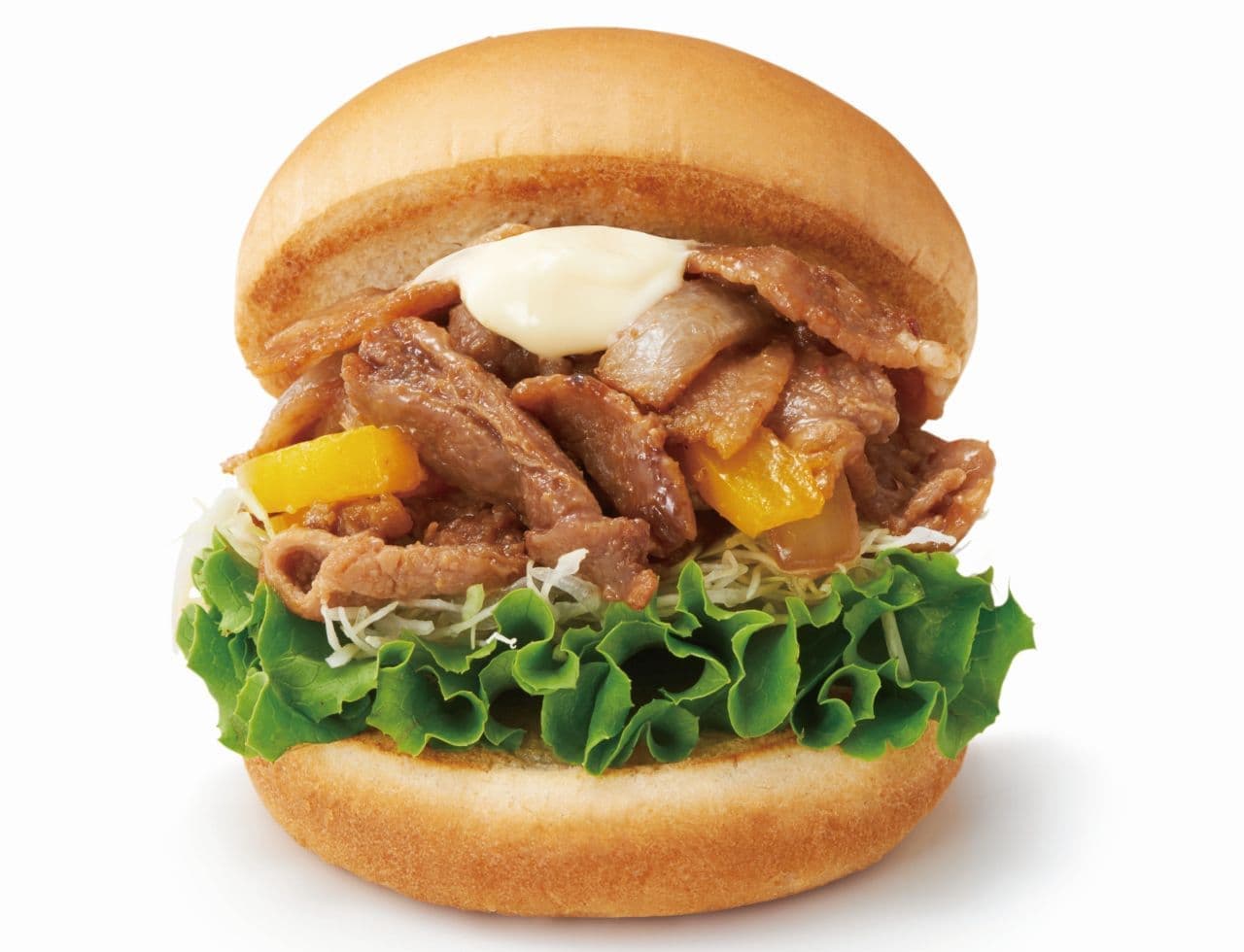 Mos Burger "Tohoku Pork Akita Miso Grilled Burger"