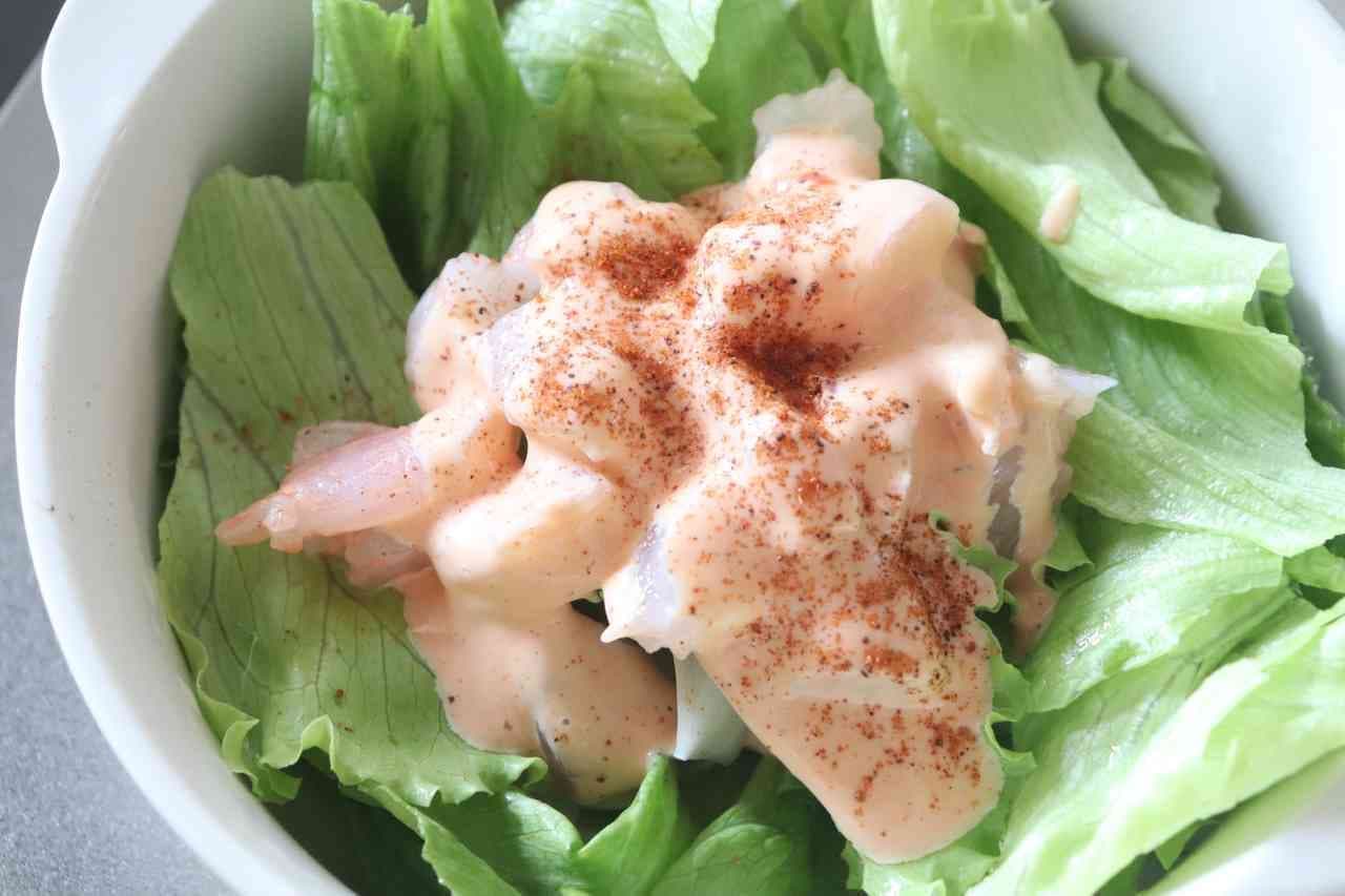 Saizeriya-style "small shrimp salad" recipe