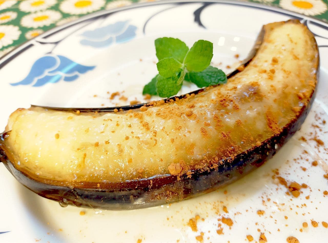 トースターで作る「皮ごと焼きバナナ」レシピ