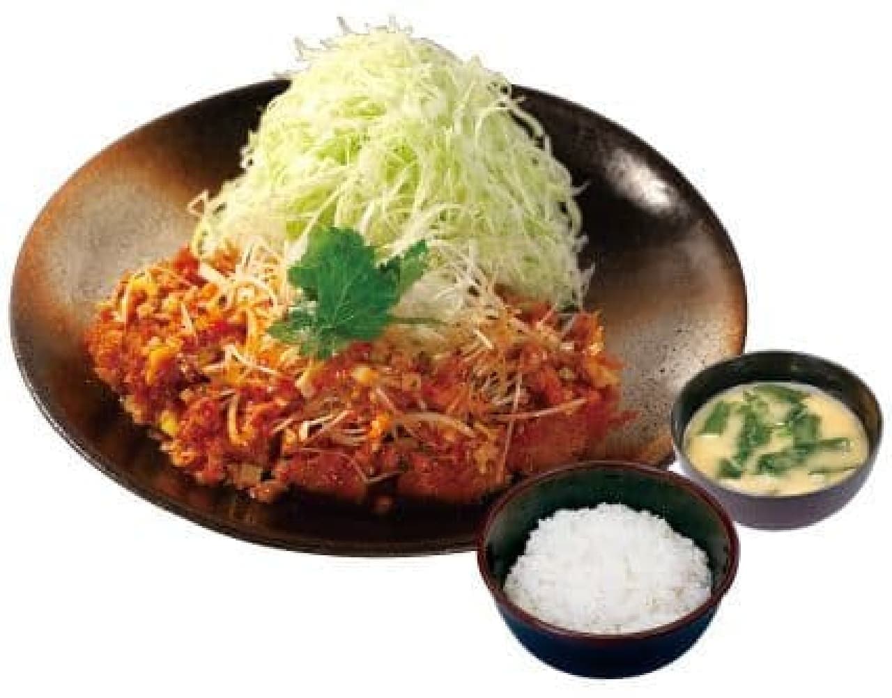Matsunoya Matsunoya "White-haired green onions and glitter salt sauce scissors and set meal"